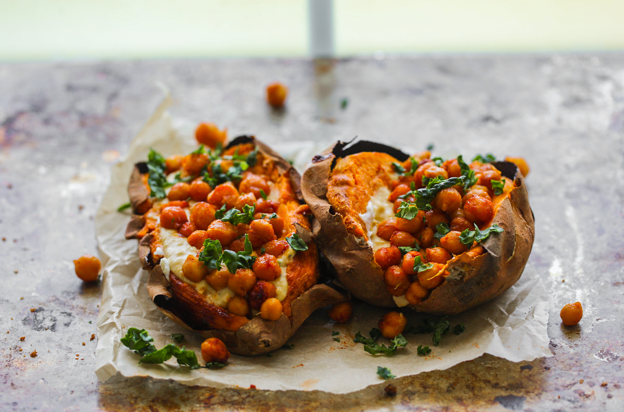 “Try This Flavorful and Nutritious Stuffed Sweet Potato Recipe with Black Beans and Avocado Salsa!”