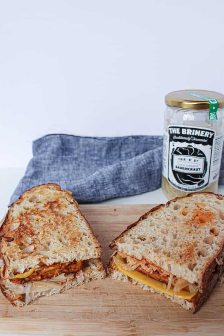 Try This Delicious Vegan Tempeh Reuben Sandwich Recipe!