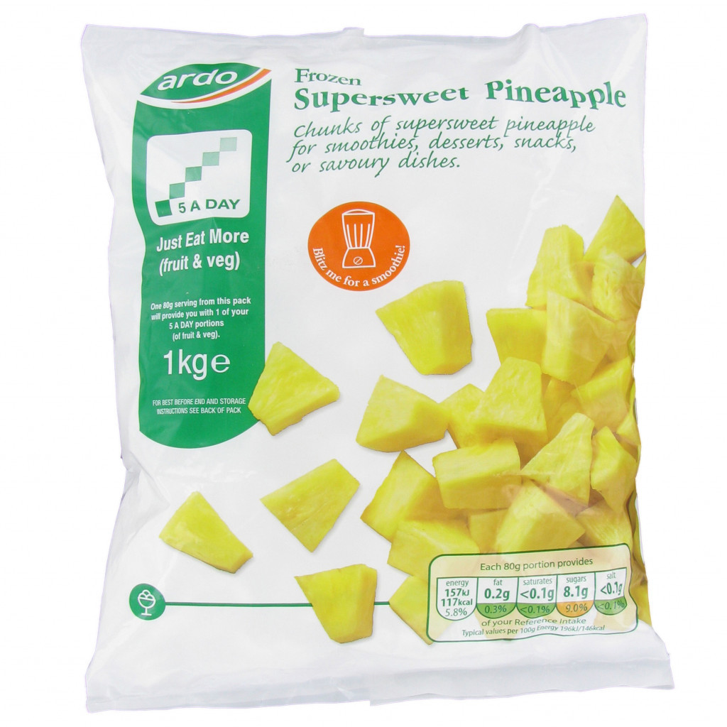Cool off this summer with frozen pineapple chunks!