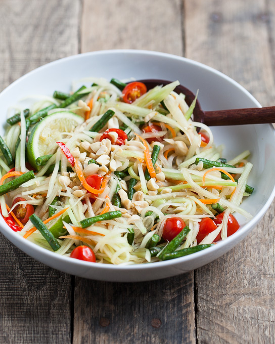 Spice Up Your Diet with Delicious and Healthy Green Papaya Salad!