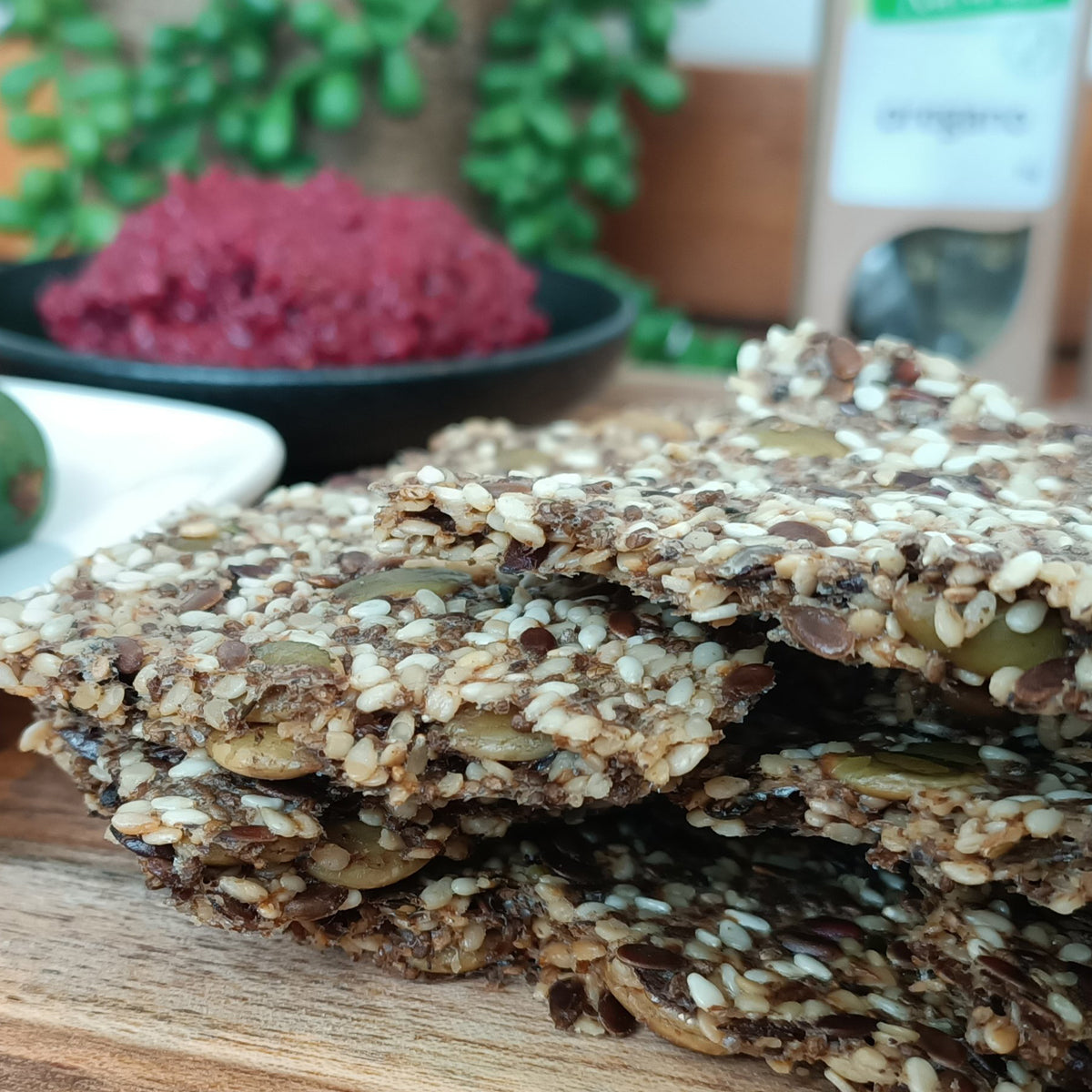 Get Your Crunch On with These Nutritious Hemp Seed Crackers!