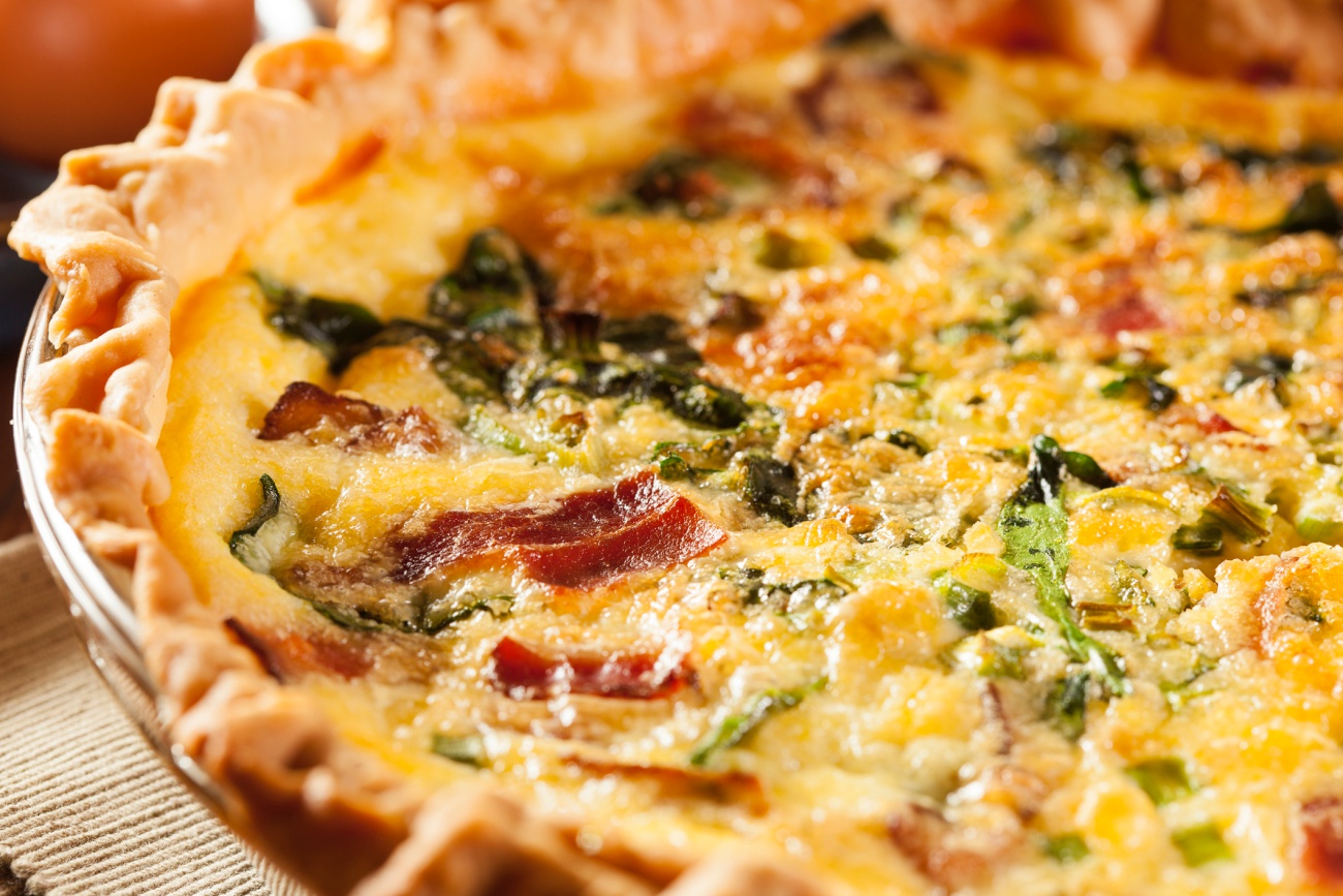 “Try This Delicious and Healthy Spinach and Bacon Quiche Recipe Today!”