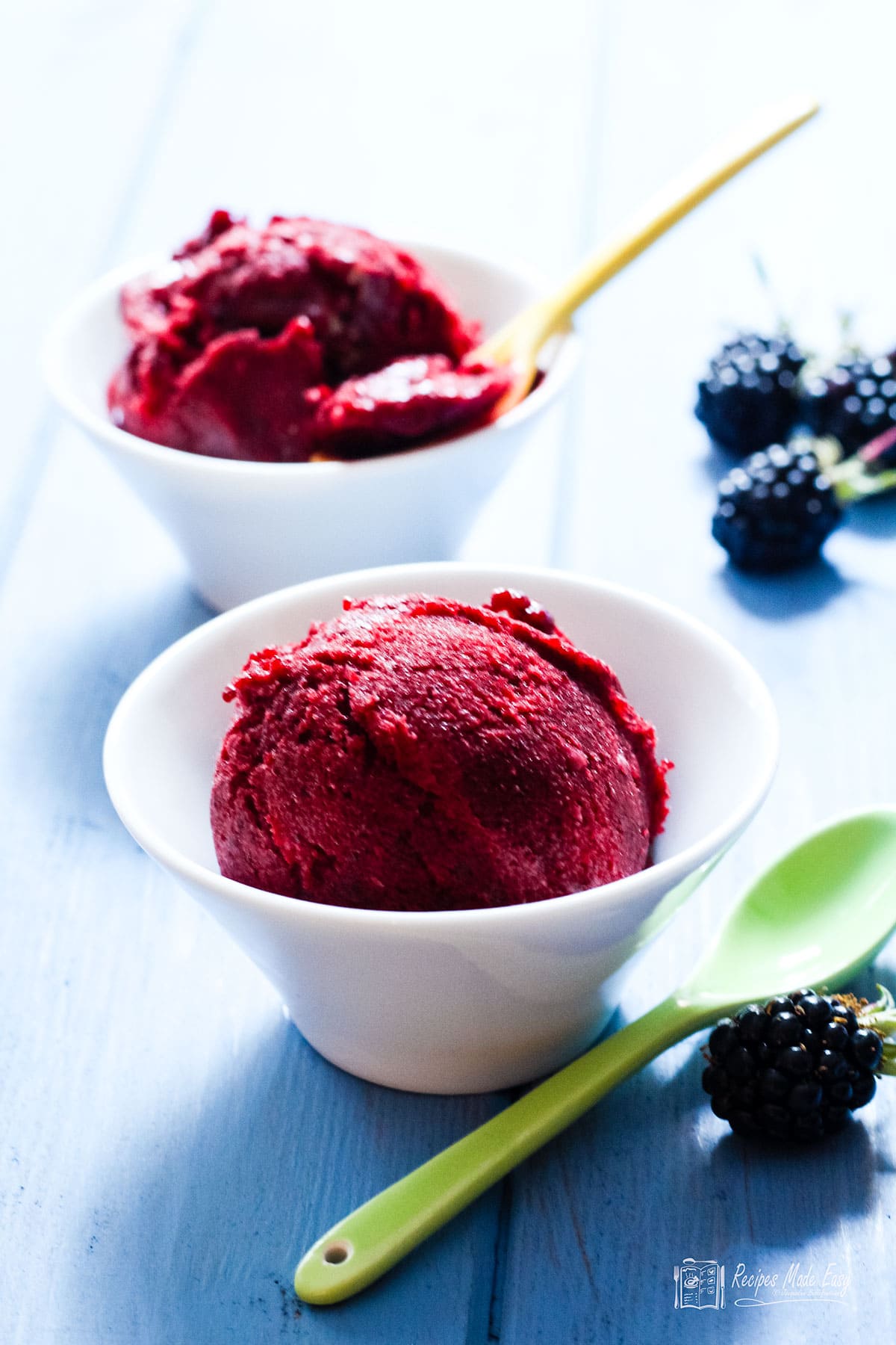 “Indulge guilt-free with delicious and healthy blackberry sorbet”
