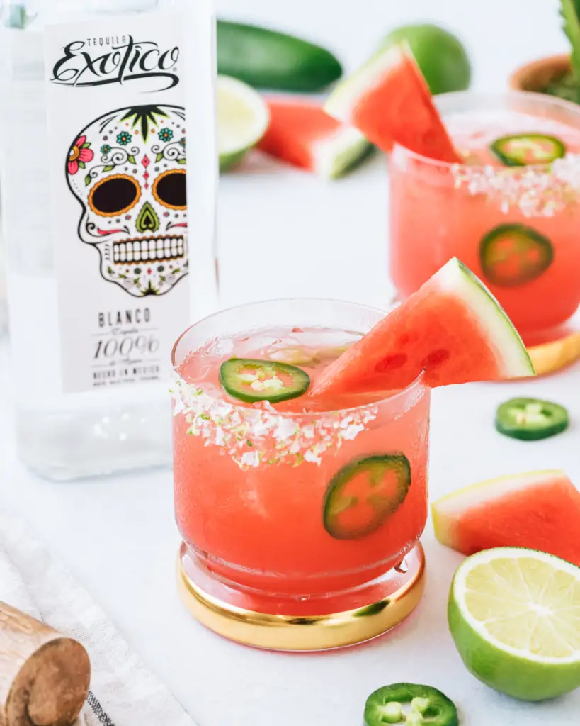 Cool off with a Spicy Watermelon Margarita this Summer!