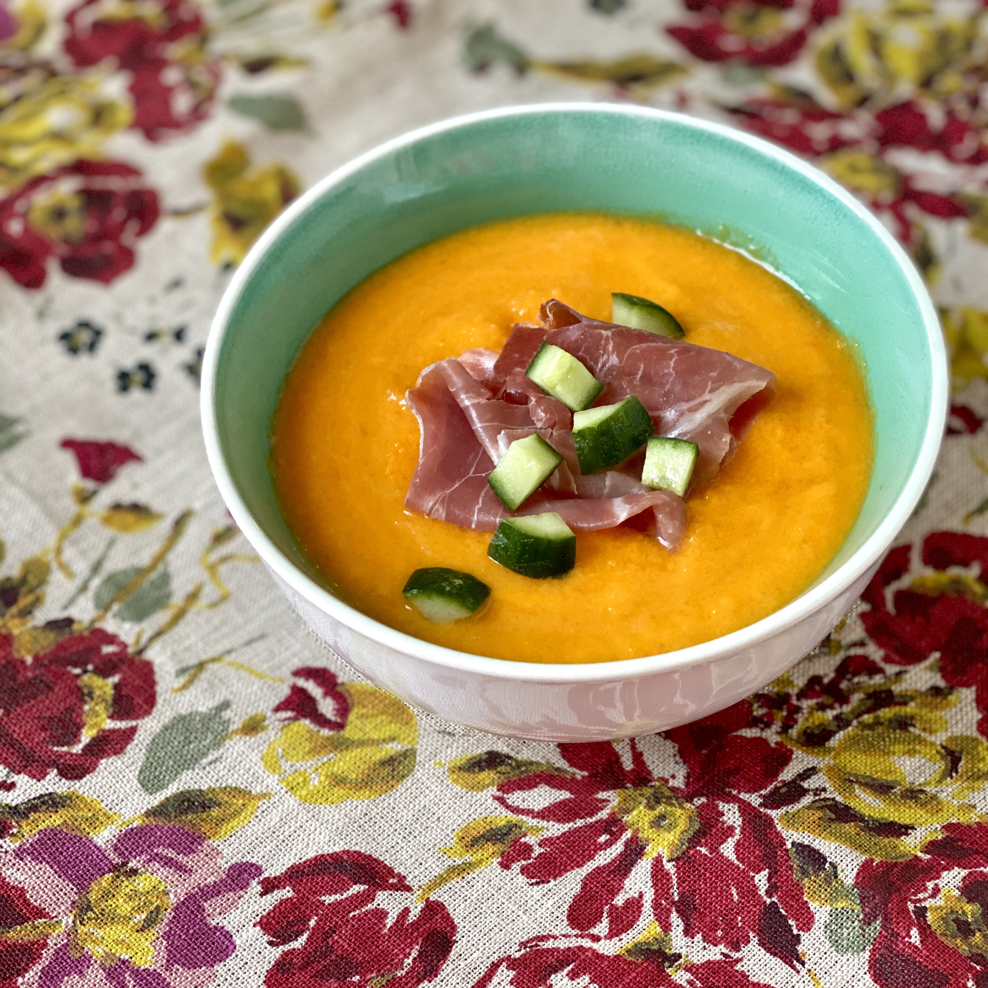 Stay Cool and Nourished with Cantaloupe and Cucumber Gazpacho!