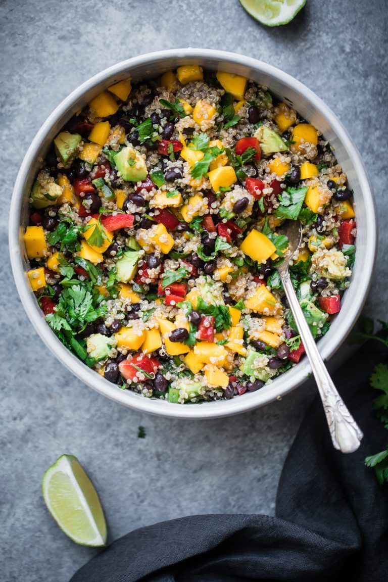 Mango and Black Bean Quinoa Salad: A Burst of Flavor and Nutrition in Every Bite