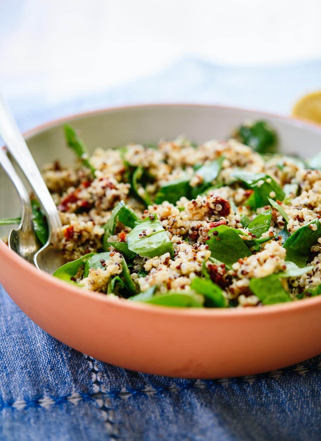 “Power Up Your Plate with a Nutrient-Packed Spinach and Quinoa Salad”