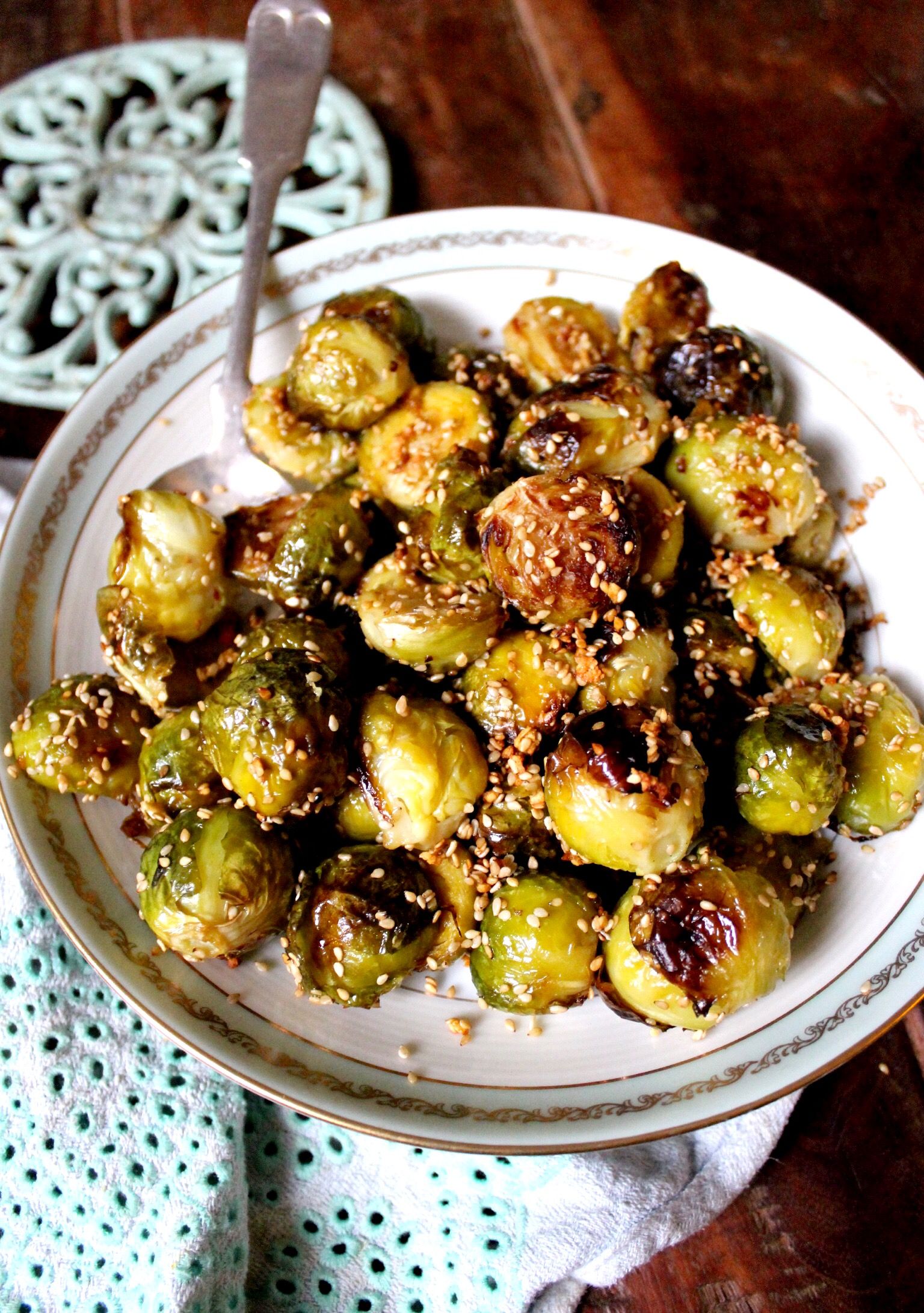 Deliciously Nutritious: Vegan Roasted Brussels Sprouts Take Center Stage