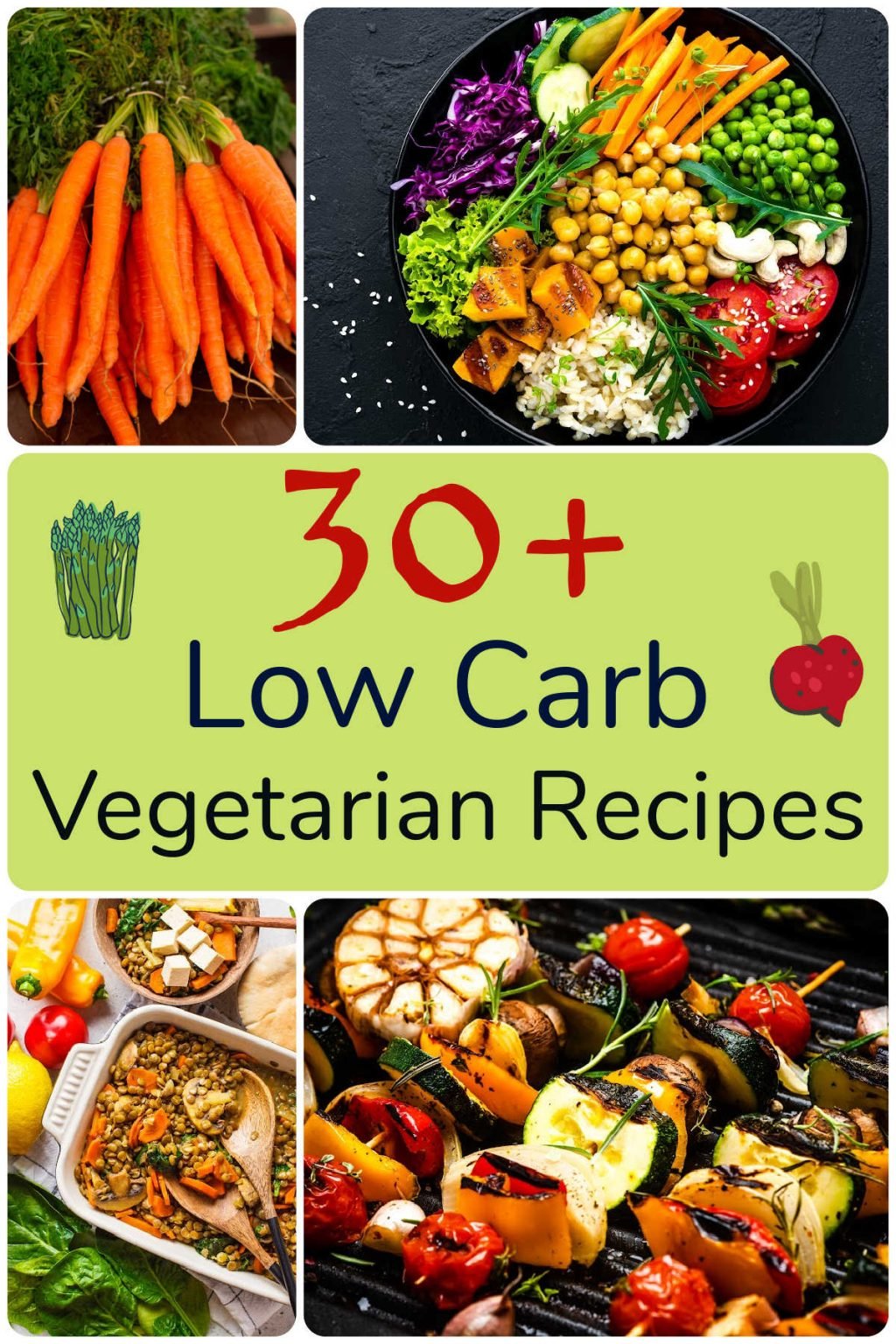 “Deliciously Healthy: Vegetarian Low-Carb Recipes to Satisfy Your Cravings!”