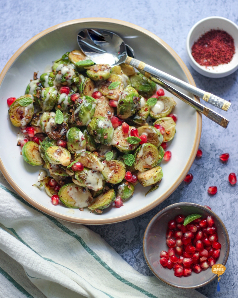 Turkish Sumac Roasted Brussels Sprouts: A Tangy Twist on a Classic Veggie