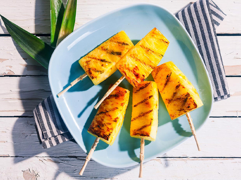 Grilled Pineapple Skewers: A Sweet and Smoky Delight